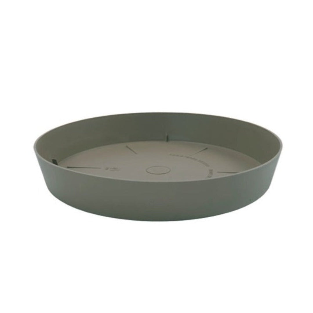 Plastiken TES - Plato Redondo Ø20 cm para Macetas de 26 cm. Taupe