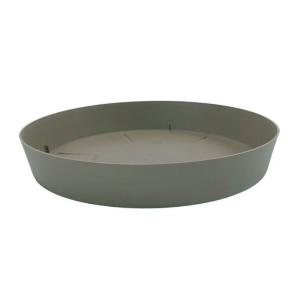 Plastiken TES - Plato Redondo Ø24 cm para Macetas de 32 cm. Taupe