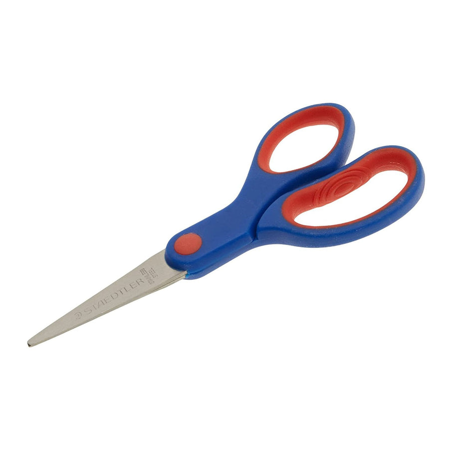 STAEDTLER 965 14 NBK - Tijeras Manualidades de Cuchillas Romas. Diestros Noris 14 cm