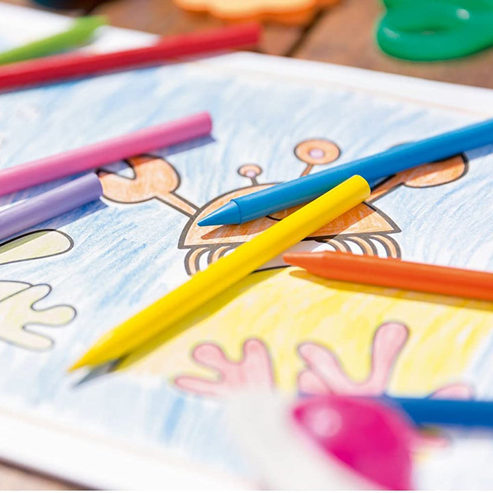 BIC 8757711 - Caja de 18 Lápices de Cera PLASTIDECOR. Seguros para Niños Norma EN71