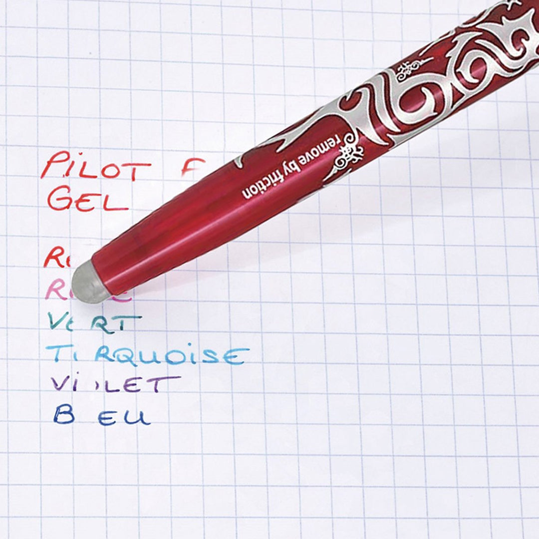 PILOT FriXion Ball - Bolígrafo Borrable y Recargable de 0.7mm, Softgrip Anti Fatiga