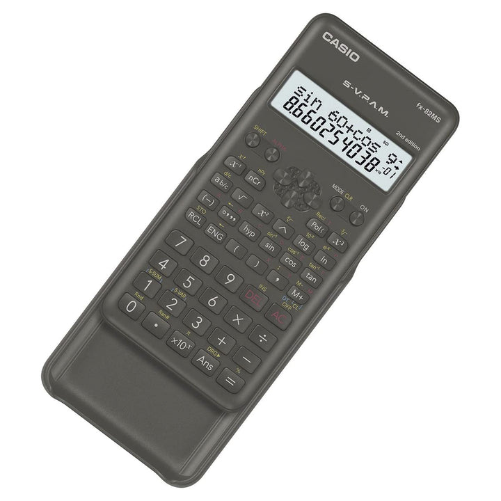 CASIO FX-82MS II - Calculadora Científica Escolar 240 Funciones, Pantalla LCD 2 Líneas