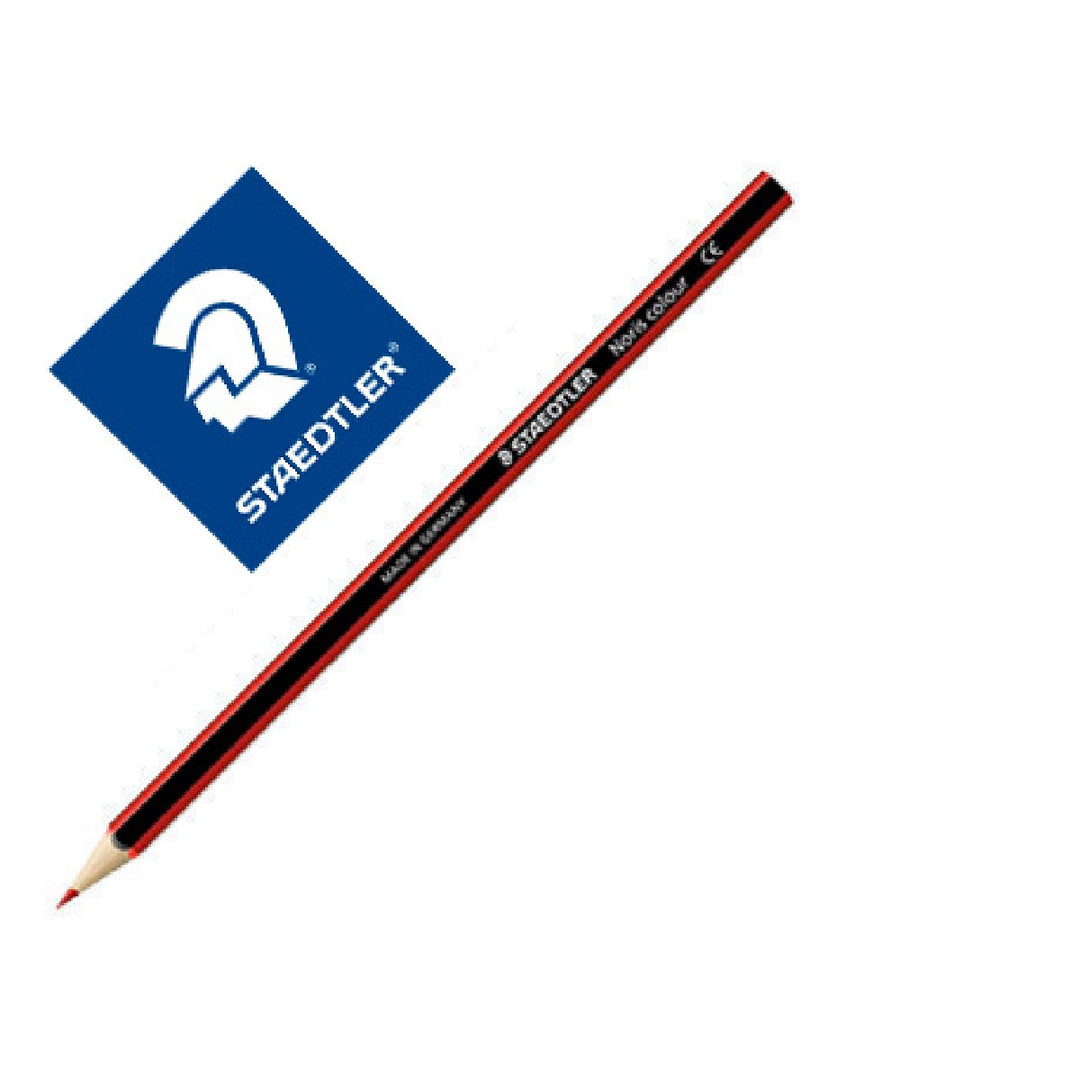 STAEDTLER - Lapiz de Color Staedtler Wopex Ecologico Rojo