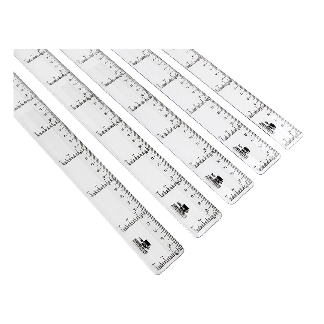 LIDERPAPEL - Regla Liderpapel Plastico Cristal 30 cm