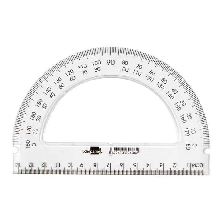 LIDERPAPEL - Semicirculo Liderpapel 14 cm Plastico