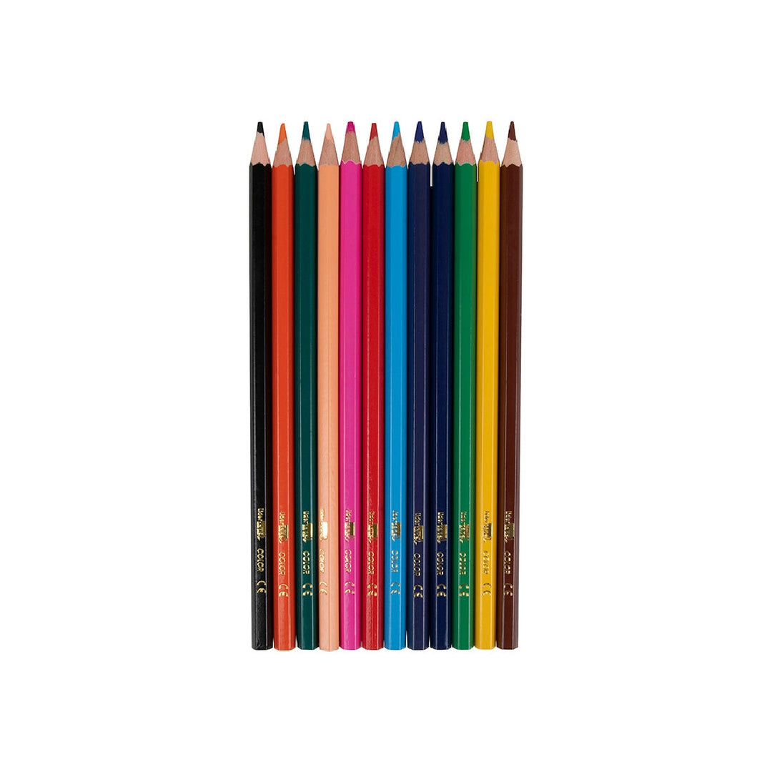 LIDERPAPEL - Lapices de Colores Liderpapel Caja de 12 Unidades Colores Surtidos.