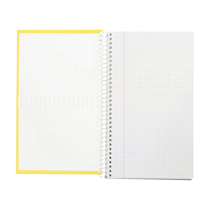 LIDERPAPEL - Cuaderno Espiral A4 con Margen 80h 90gr. AMARILLO