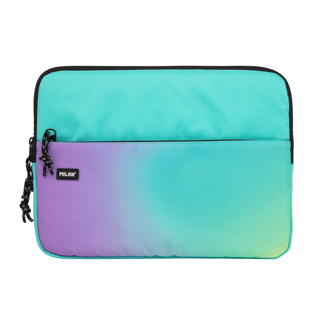 MILAN Sunset -  Funda para Portátil con Interior Aterciopelado. Turquesa