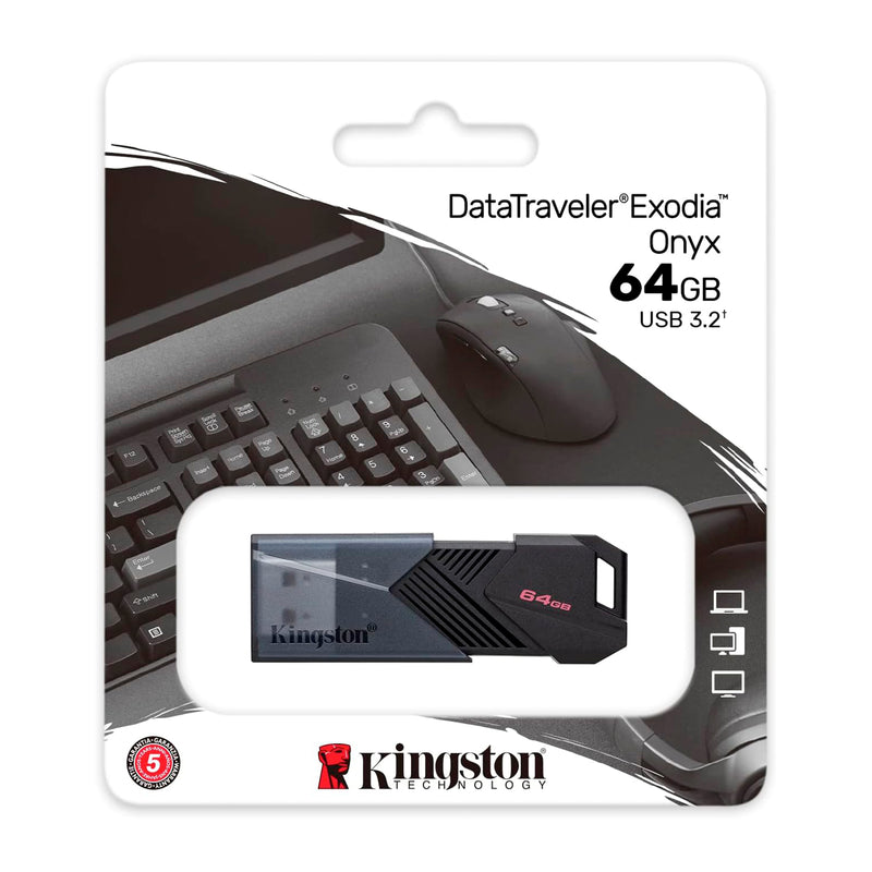 Kingston DTXON - Memoria Flash USB-C 3.2 DataTraveler 64GB Negro