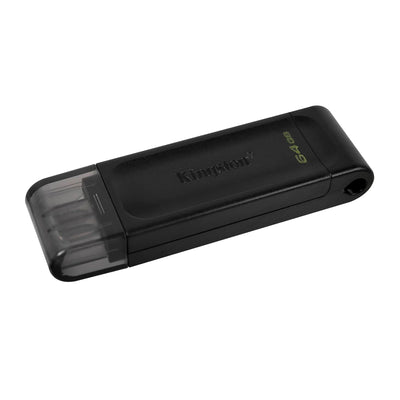 Kingston DT70 - Memoria Flash USB-C 3.2 DataTraveler 64GB Negro