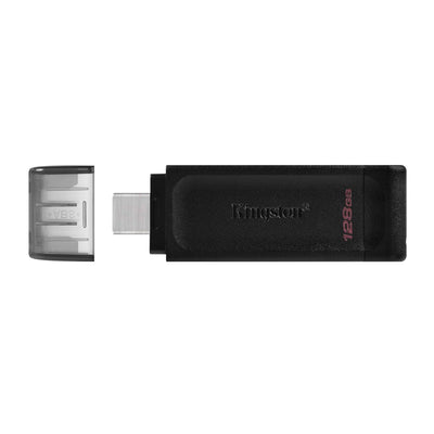 Kingston DT70 - Memoria Flash USB-C 3.2 DataTraveler 128GB Negro