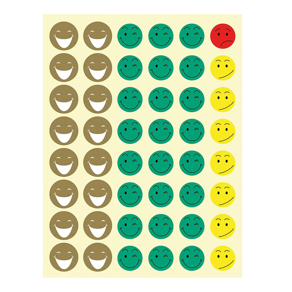 APLI Kids Smiley - Bolsa de Gomets Redondos con Emoticonos, Multicolor