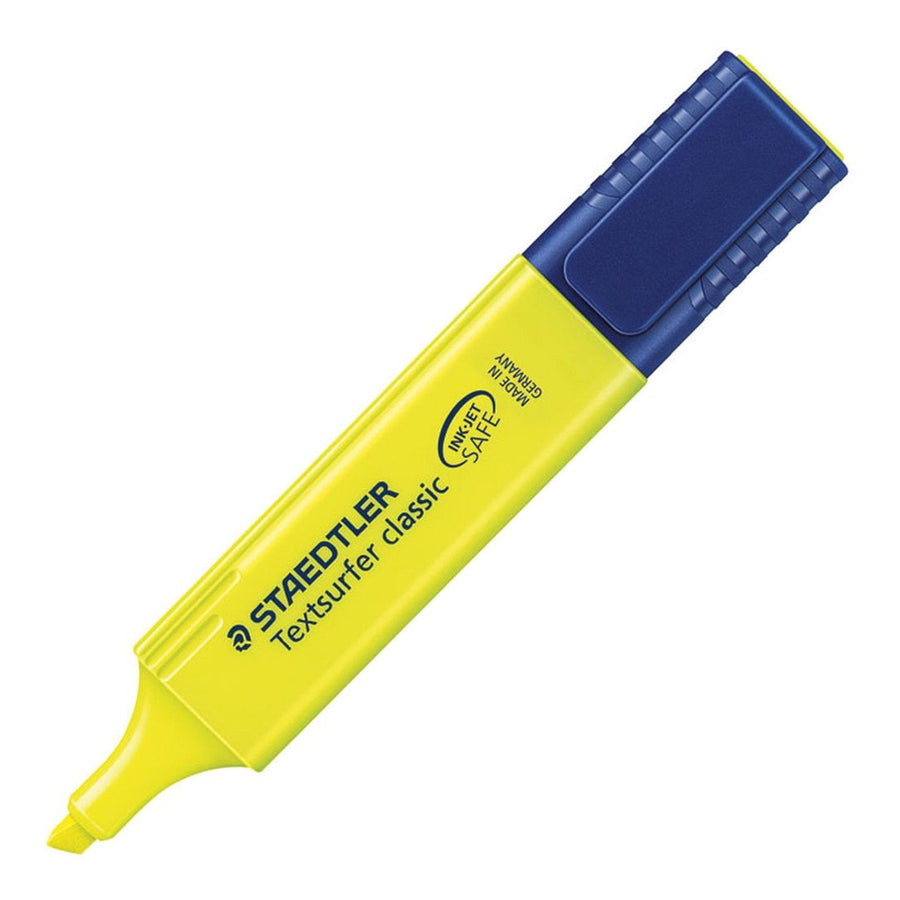 STAEDTLER 364-1 - Marcador Fluorescente Recargable Textsurfer Classic 364. Amarillo