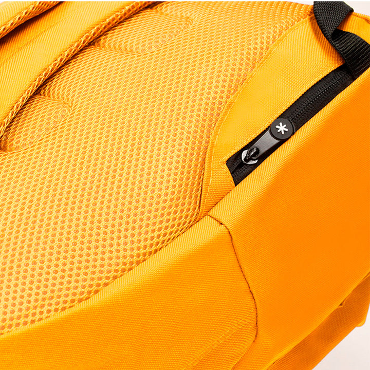 ANTARTIK - Mochila Escolar con Asas Acolchadas y Bolsillo Exterior. Mostaza