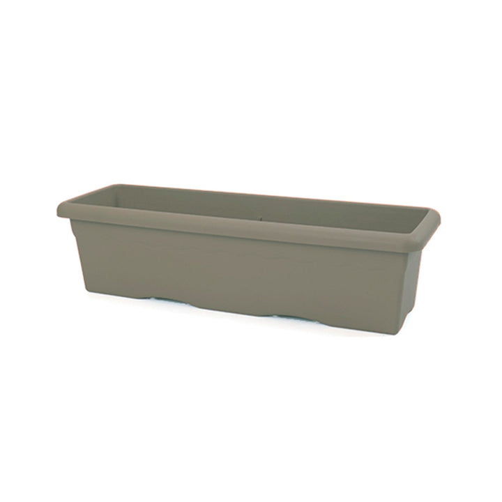 Plastiken TERRA - Jardinera Rectangular, Medida 60 cm 33L. Taupe