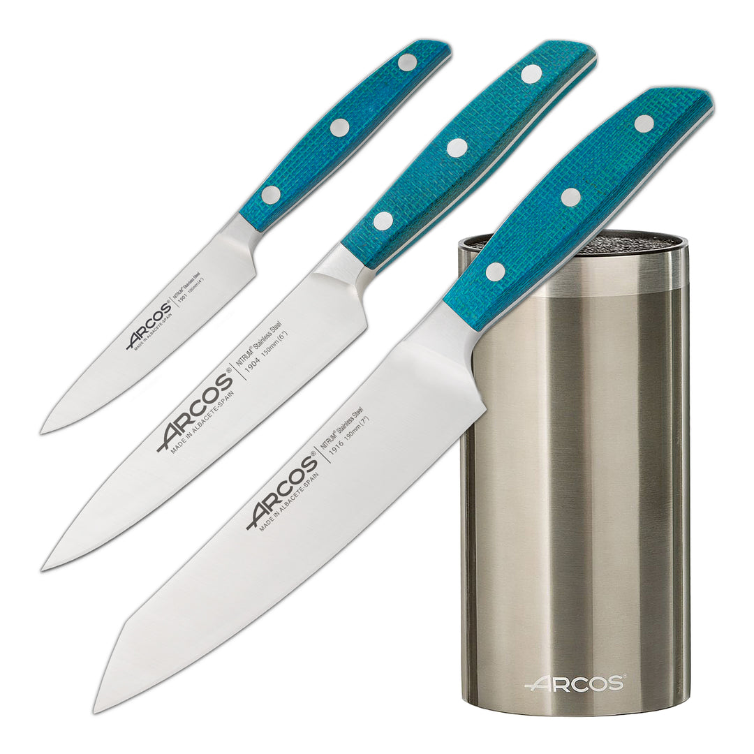 ARCOS Brooklyn - Cuchillo Mondado 10 cm Acero Inoxidable Forjado Nitrum