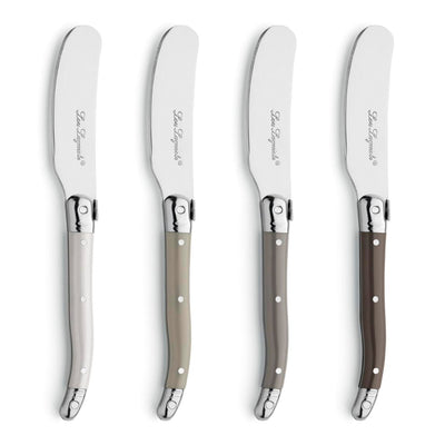 AMEFA Tradition - Set de 4 Cuchillos para Untar en Acero Inoxidable diseño Lou Laguiole