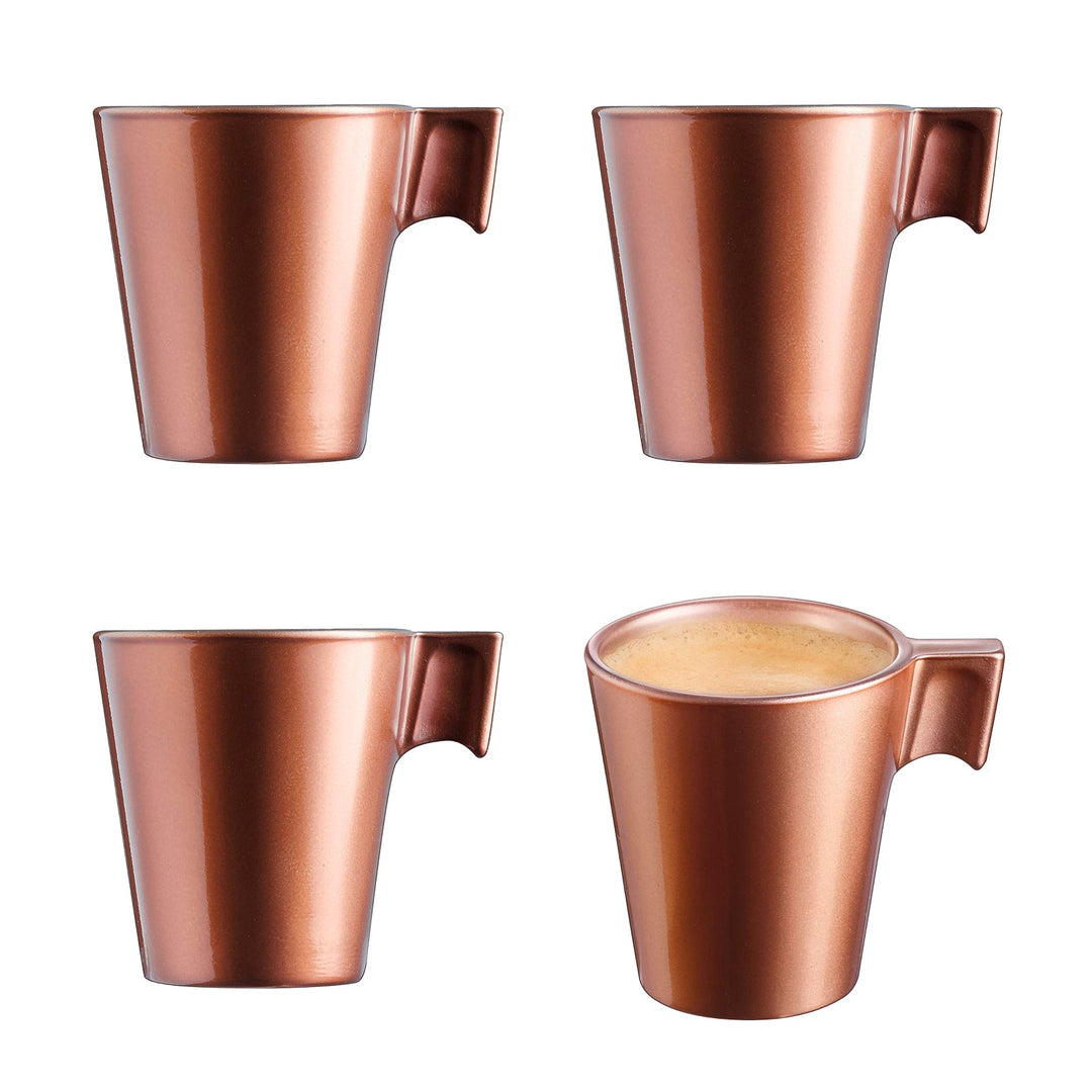 Luminarc Flashy - Taza de Café de 8 cl en Vidrio Templado. Latte