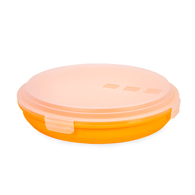 IBILI - Recipiente Porta Tortillas de 26 cm en Plástico PP05. Naranja