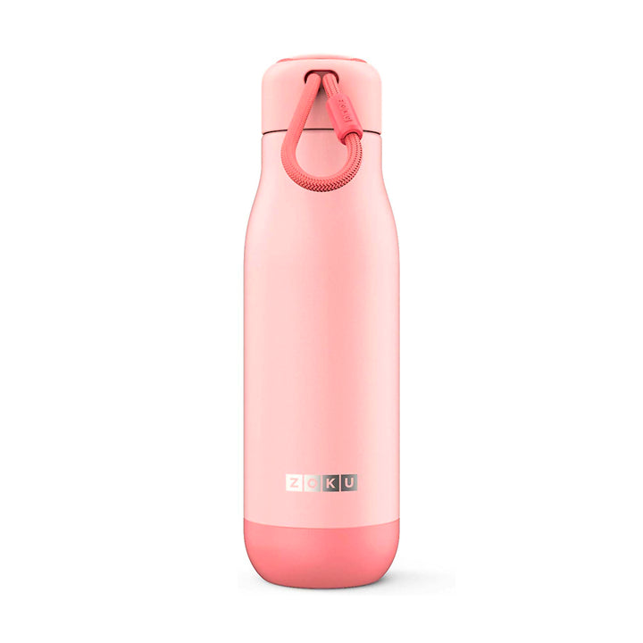 ZOKU PC - Botella Térmica de 0.5L en Acero Inoxidable de Doble Pared. Pink