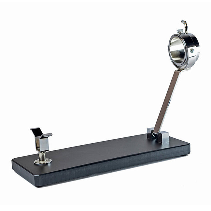 BELLO Mont Blanc - Soporte Jamonero Plegable en Fibra y Acero con Cabezal Giratorio. Blanco