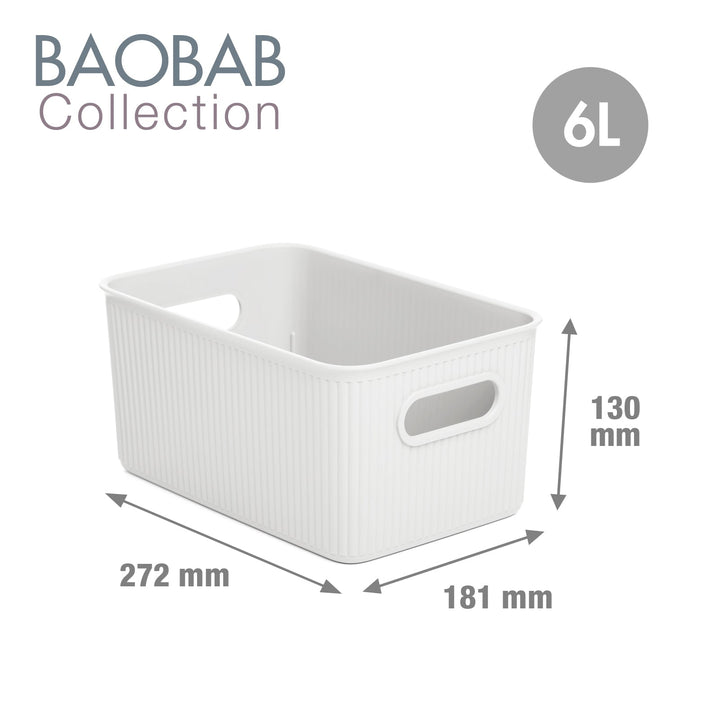 TATAY Baobab - Set de Organizadores Multifunción en Plástico PP05, Taupe