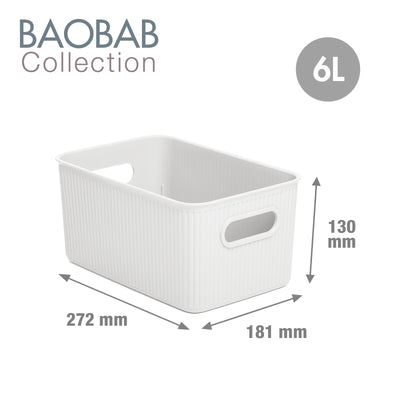 TATAY Baobab - Set de Organizadores Multifunción en Plástico PP05, Gris Antracita