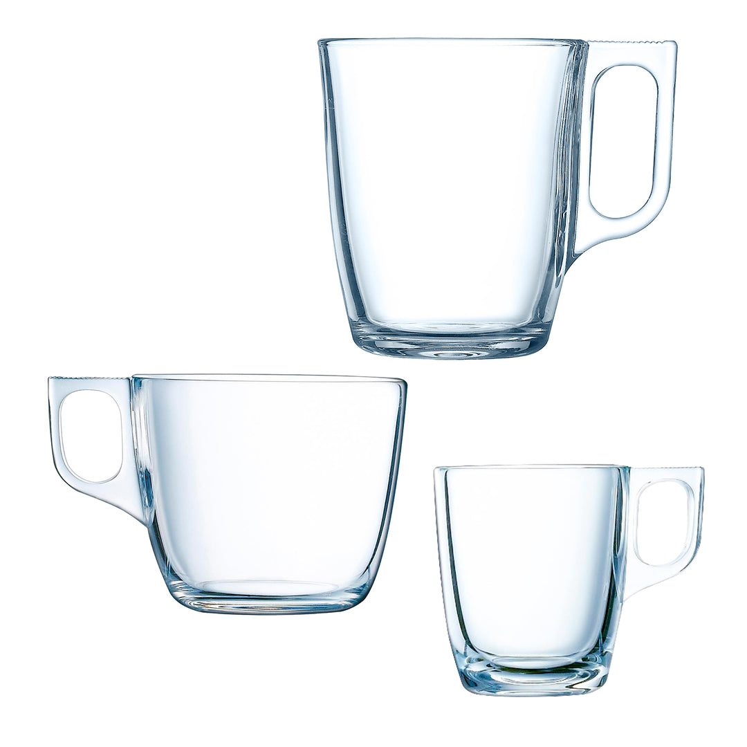 Luminarc Nuevo - Taza de Desayuno de 32 cl en Vidrio Templado Extra Resistente