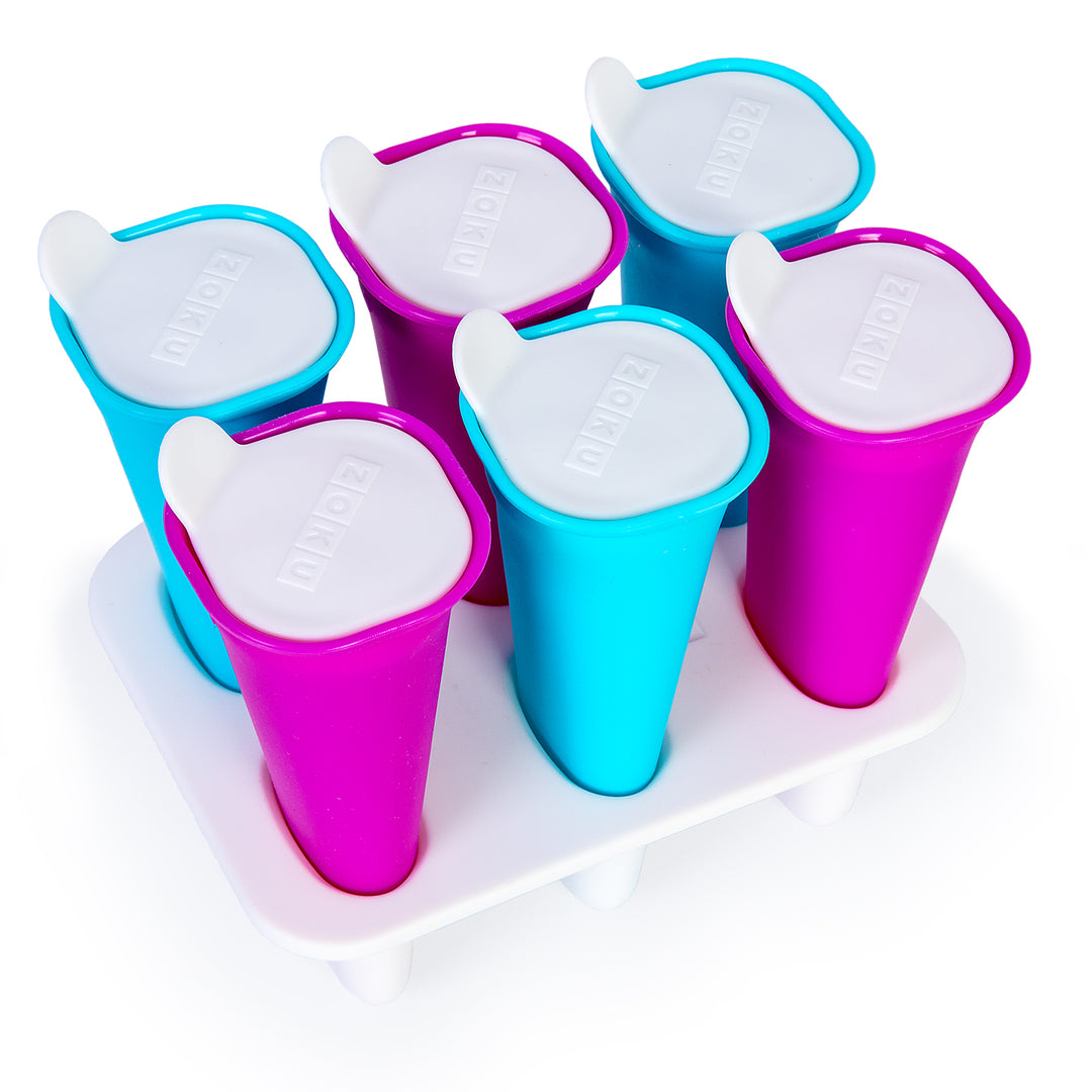 ZOKU Summer Pop - Molde para Helados de Tubo en Silicona. Morado