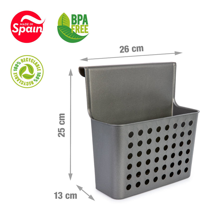 Plastic Forte - Cesta Colgante Balance para Puertas de Armarios. Ideal Cocina.