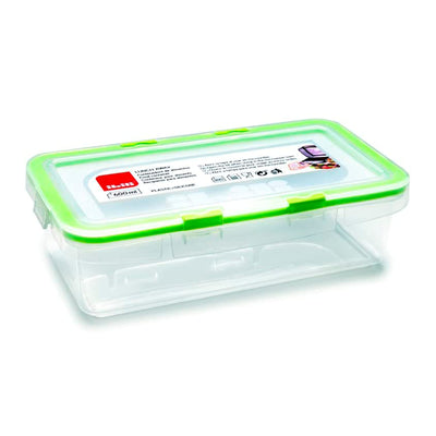 IBILI Lunch Away - Recipiente Rectangular de 0.6L en Plástico PP05. Verde Claro