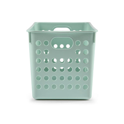 Plastic Forte Atlas - Set de 4 Cestas Multiusos de Ordenación Rectangulares Nº 1. Verde