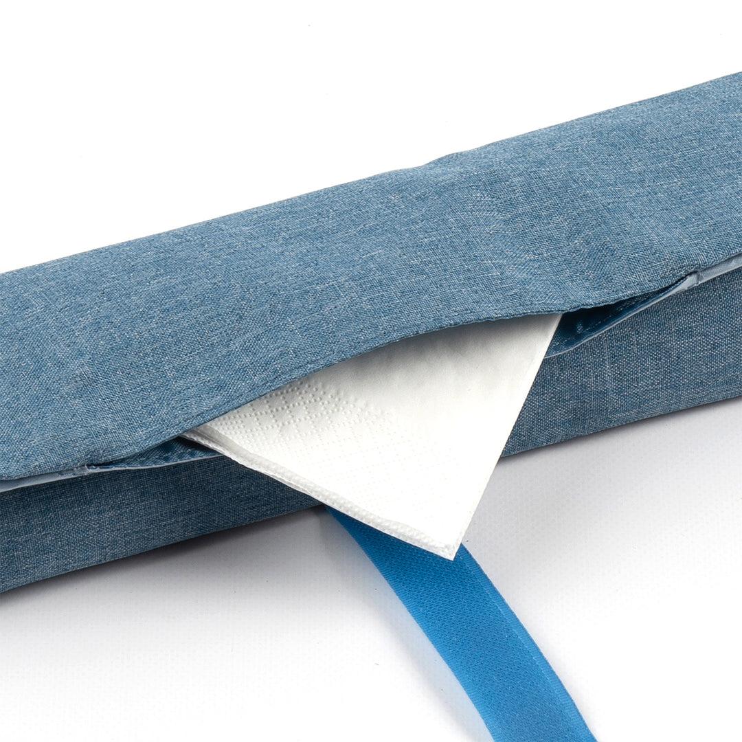 TATAY Urban Food Baguette - Porta Bocadillos Textil Reutilizable e Impermeable. Denim Blue