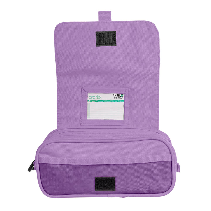 ColePack BitsBobs - Estuche Triple de 3 Cremalleras con Material Escolar Incluido. Mint