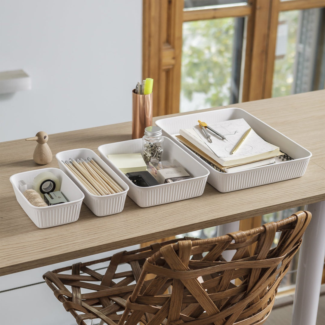 TATAY 7012738 - Set de 4 Organizadores de Cajones Boabab Collection ECOHOME