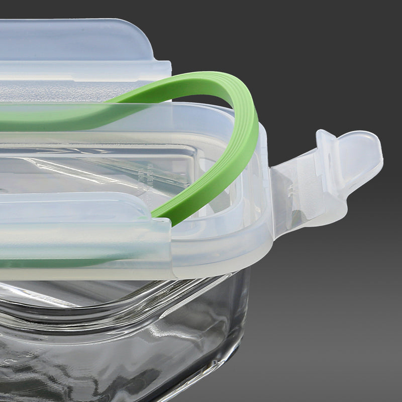 Glasslock Baby - Lote de 8 Recipientes Multiformato en Vidrio Templado. Incluye Cuchara de Silicona