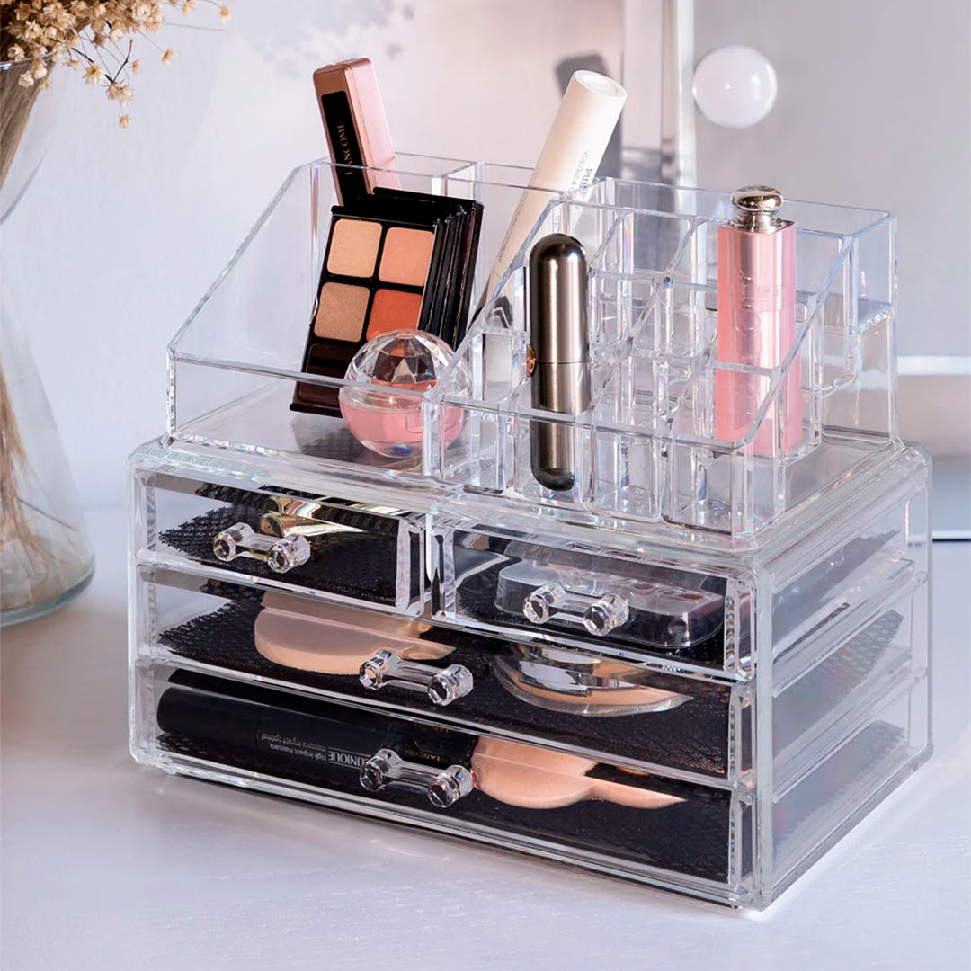 Plastic Forte - Organizador de Maquillaje y Cosméticos Nº 5 con 7 Compartimentos