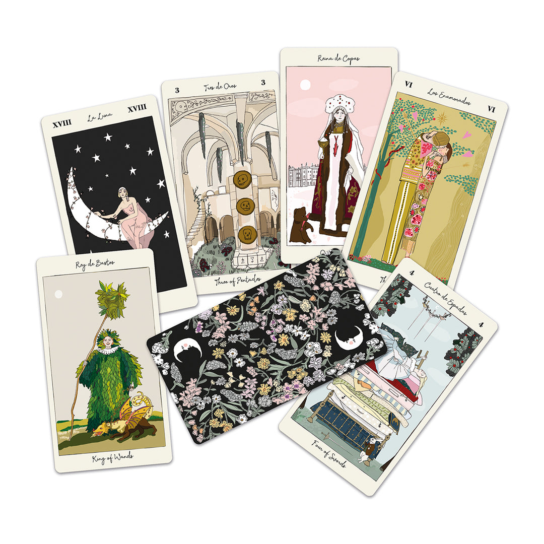 FOURNIER - Baraja de Tarot Carlotydes por Carlota Santos de 78 Cartas