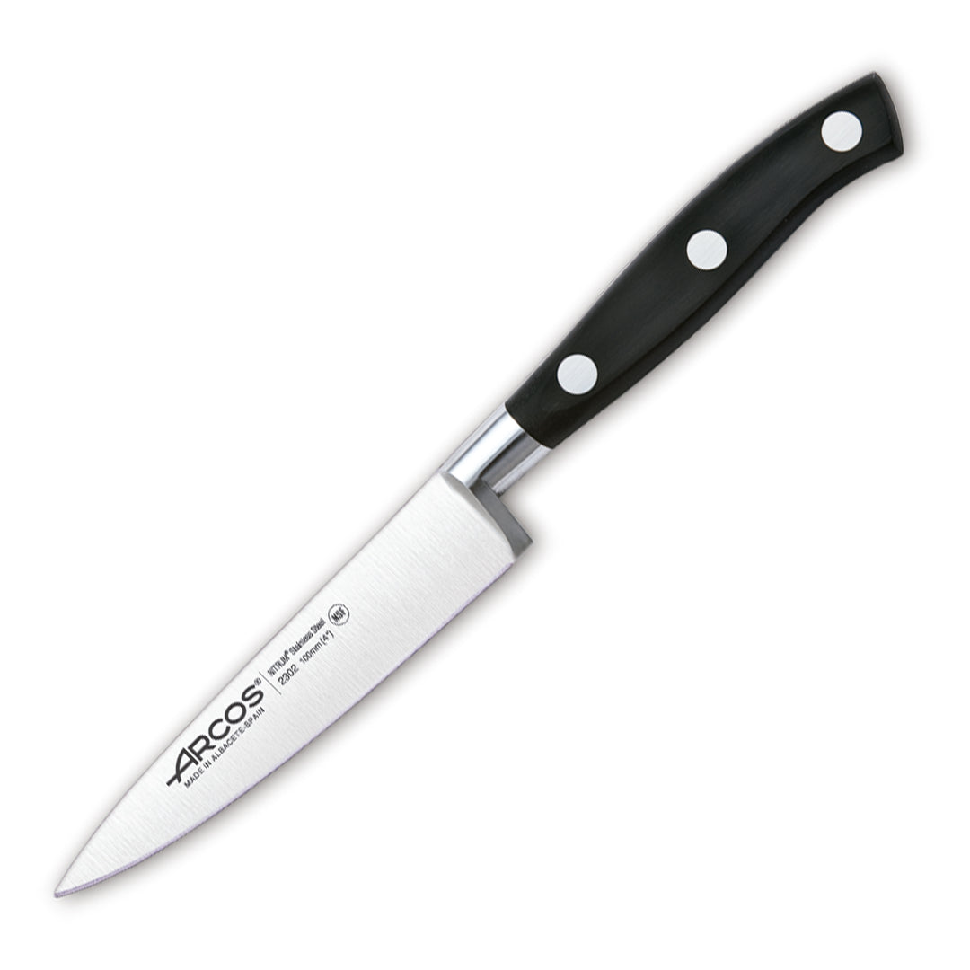 ARCOS 230200 - Cuchillo Mondador Profesional Acero Forjado 10 cm, Serie RIVIERA