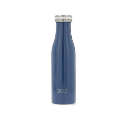 QUID Quídate - Botella Térmica Reutilizable de 0.5L en Acero Inoxidable. Azul