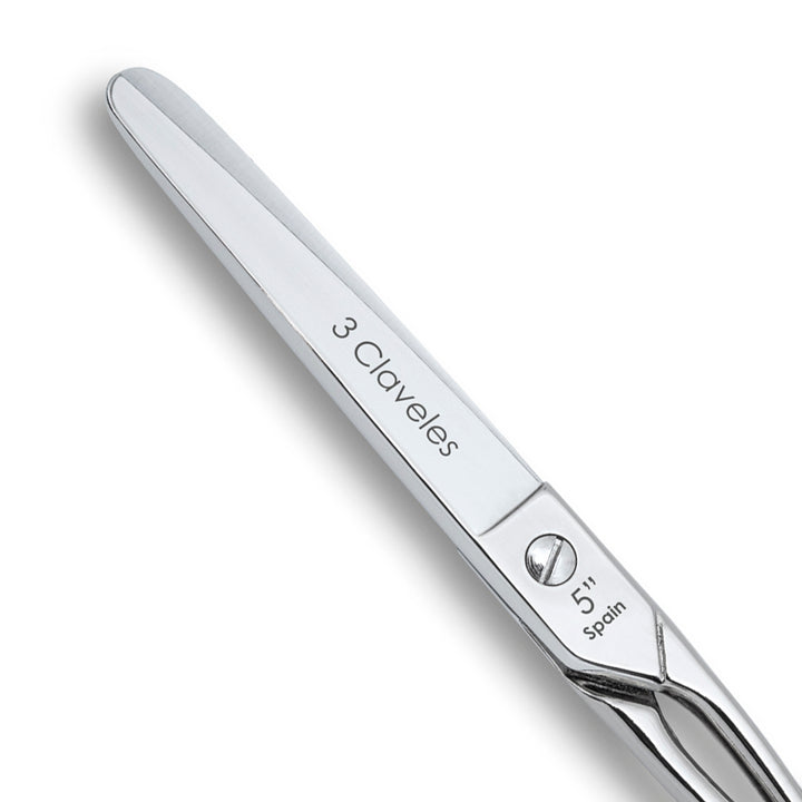 3 Claveles - Tijeras de Dependiente con Punta Roma, Varios Usos, 12.5 cm - 5"