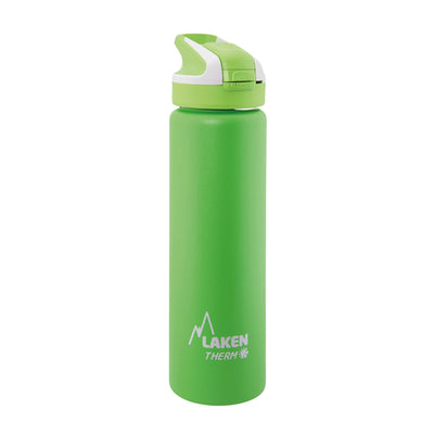 LAKEN Summit - Botella Térmica con Boquilla 0.75L en Acero Inoxidable. Verde