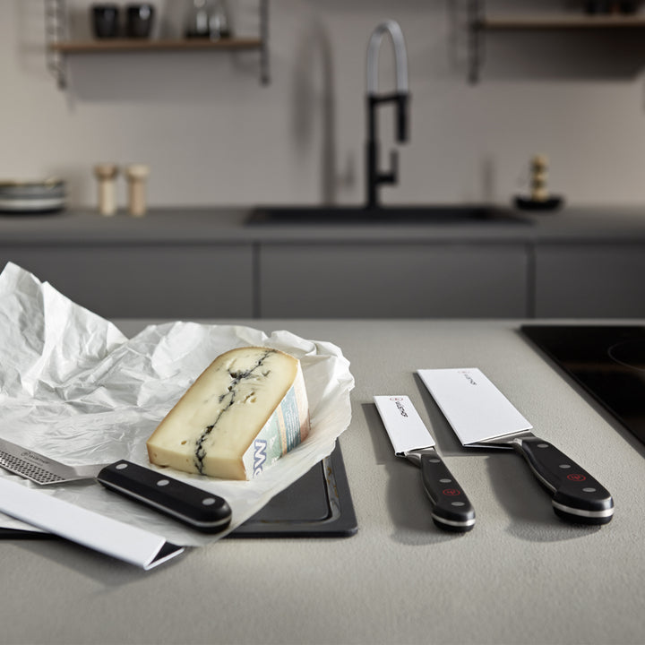 WÜSTHOF - Funda Protectora 26 cm Cuchillos Anchos con Forro Interior. Gris