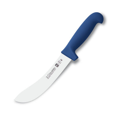 3 Claveles Proflex - Cuchillo Profesional Desollador 16 cm Microban. Azul