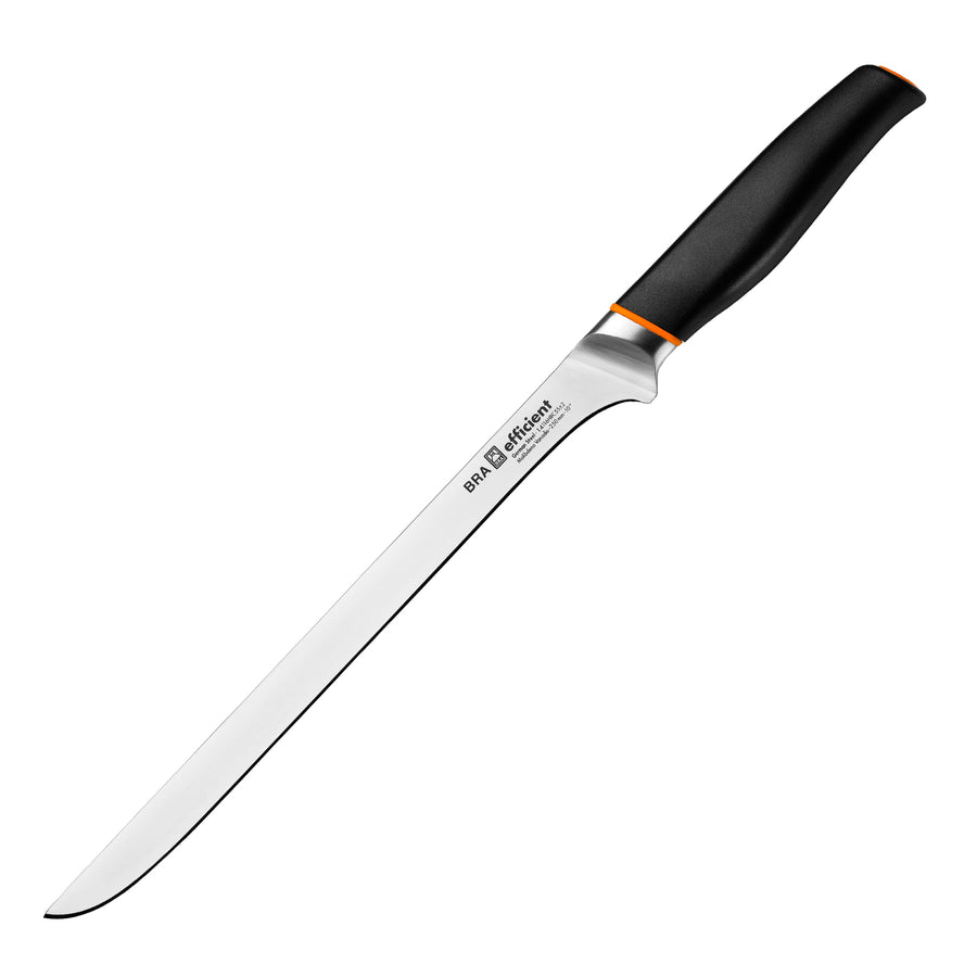 BRA Efficient - Cuchillo Profesional Jamonero 25 cm en Acero Alemán 4116 Krupp