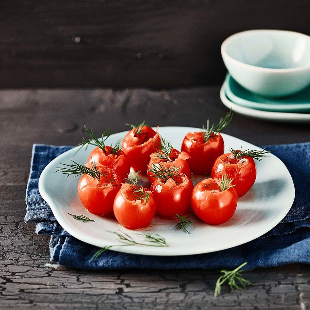 3 Claveles - Vaciador Oval Profesional de 15.5 cm en Acero Inoxidable