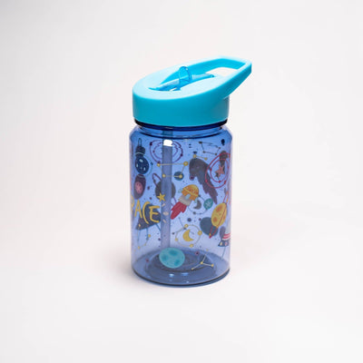 Water Revolution - Botella Infantil de Tritán 450 ml, Kids Espacio