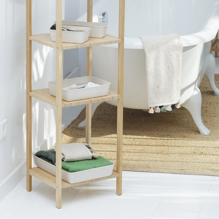 TATAY 7012738 - Set de 4 Organizadores de Cajones Boabab Collection ECOHOME