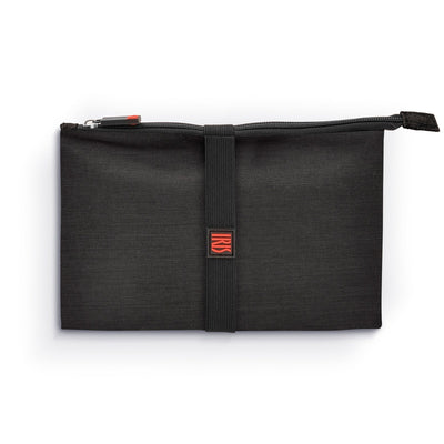 IRIS Snack Bag - Bolsa Porta Alimentos con Cierre de Cremallera, Negro