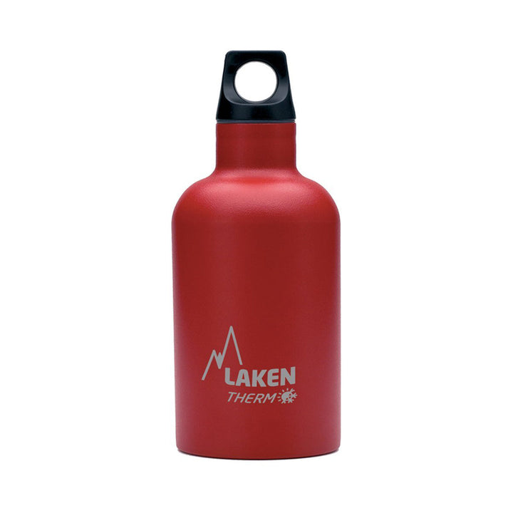 LAKEN Futura - Botella Térmica de Boca Estrecha 0.35L en Acero Inoxidable. Rojo